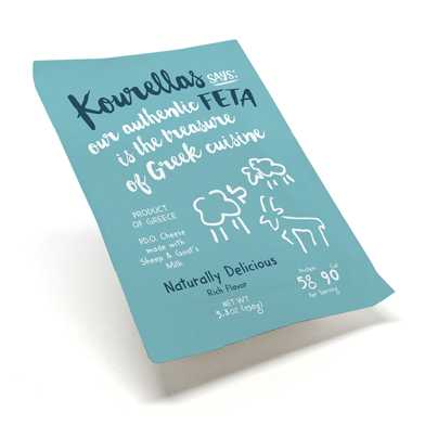 FORM GRIECHISCHE FETA KOURELLAS