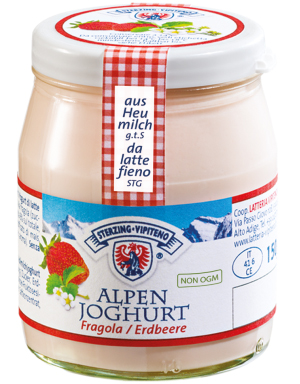 JOGURT ERDBEERE VIPITENO Glas